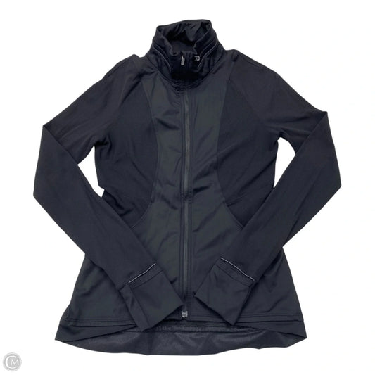 Athletic Jacket By Lululemon In Black, Size: 8