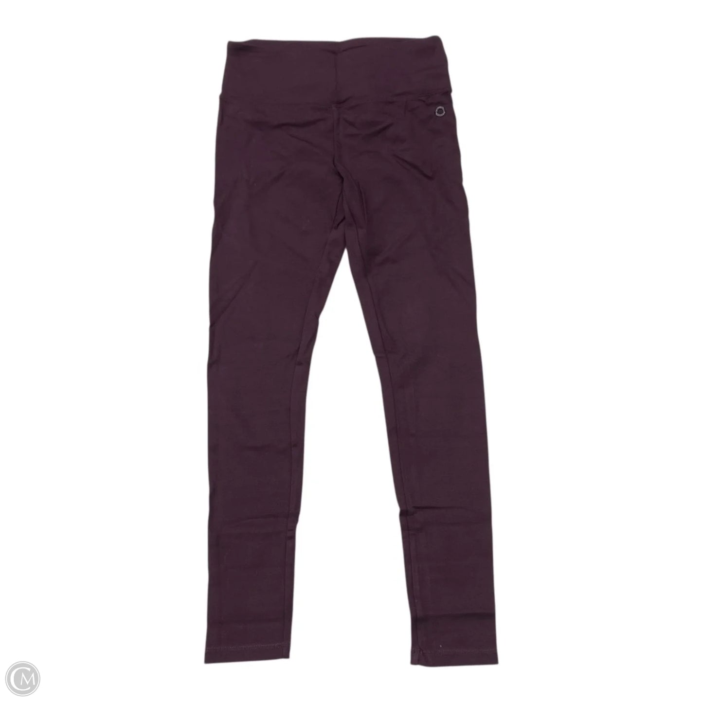 Athletic Leggings By Calvin Klein Performance In Maroon, Size: S