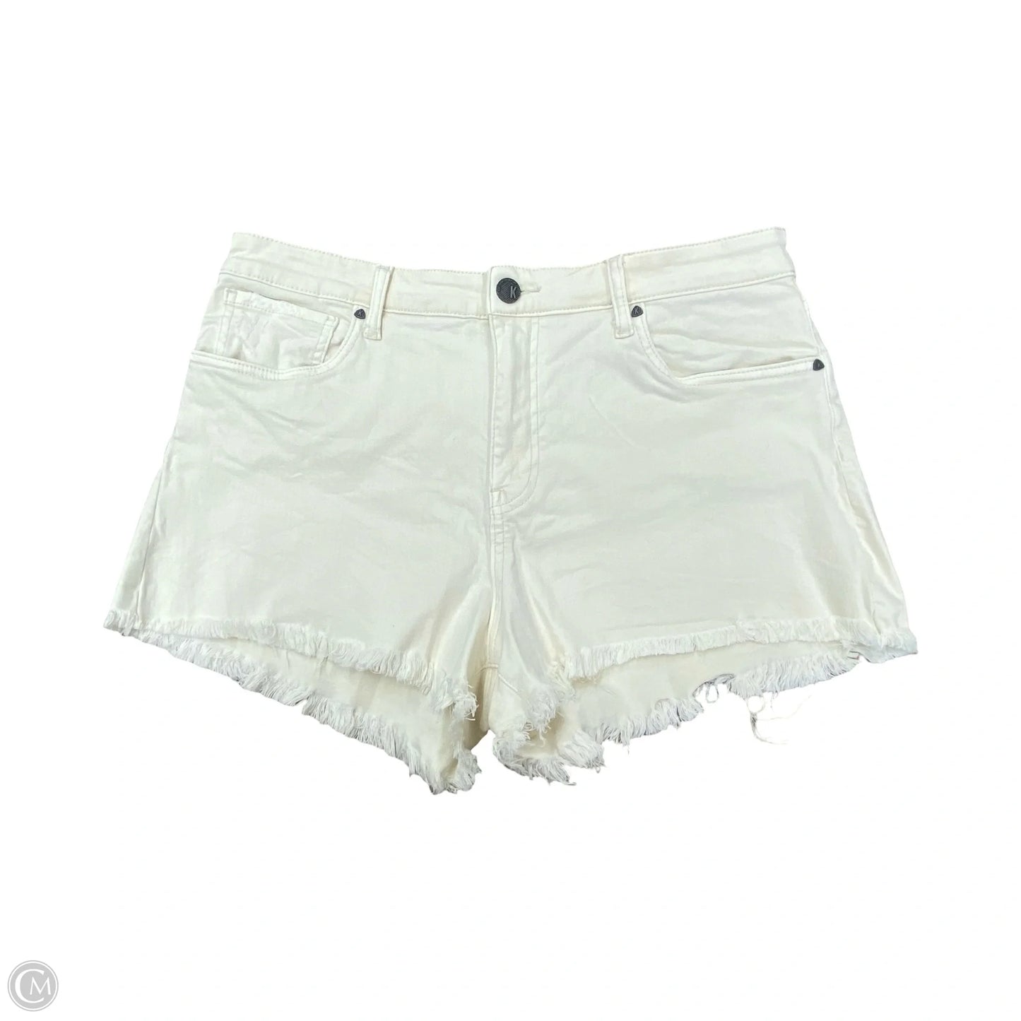 Shorts By Kut In Cream Denim, Size: 14