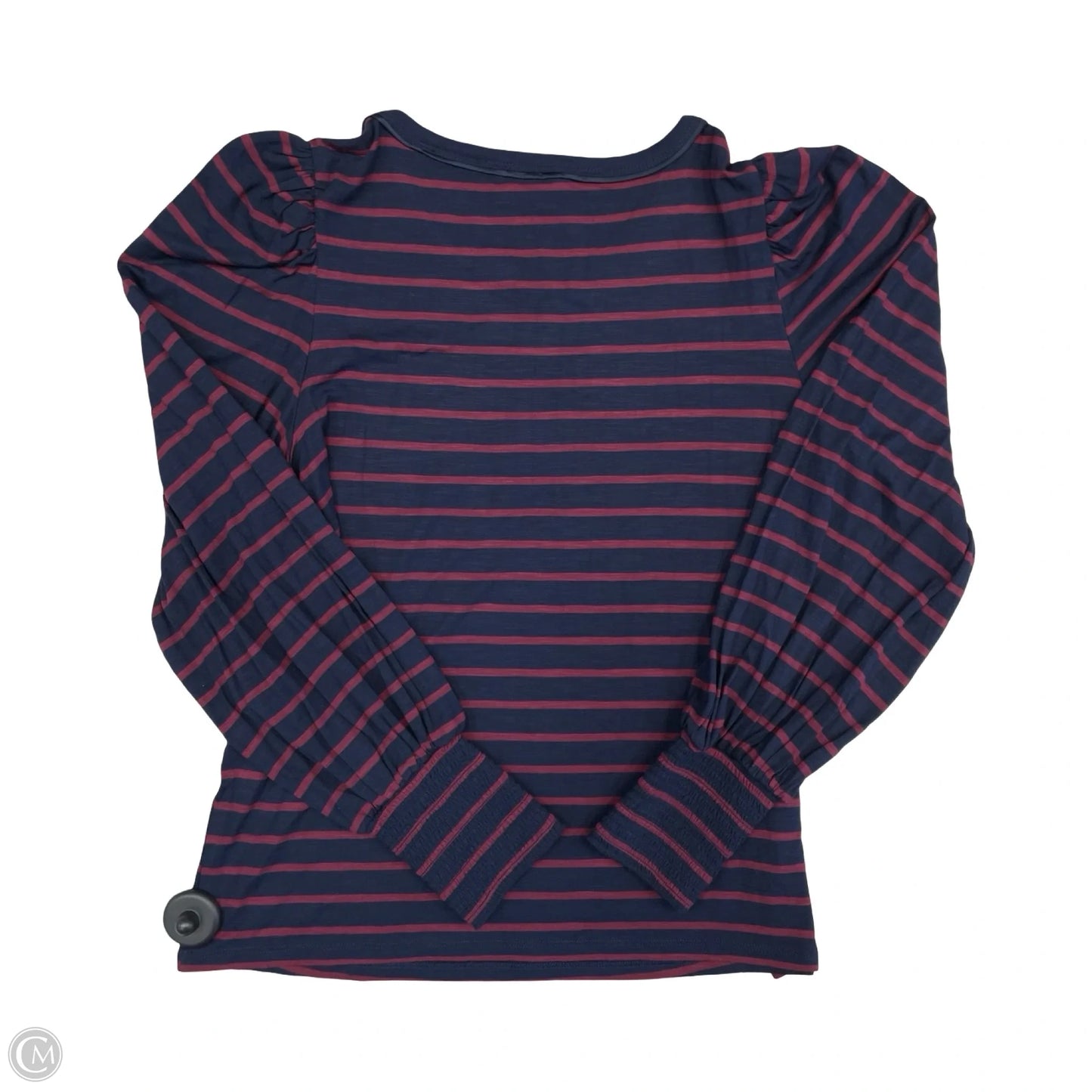 Top Long Sleeve By White House Black Market In Striped Pattern, Size: S