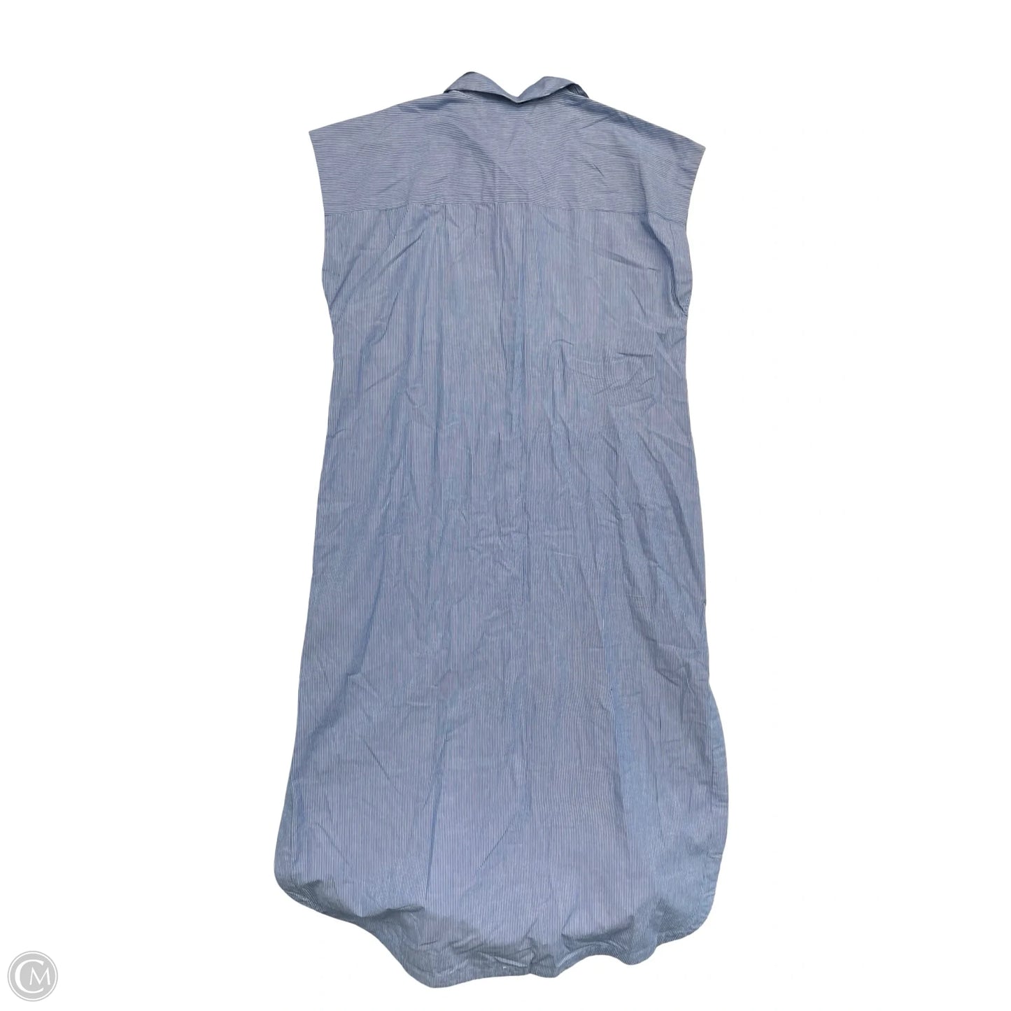 Dress Casual Maxi By Abercrombie And Fitch In Blue & White, Size: L