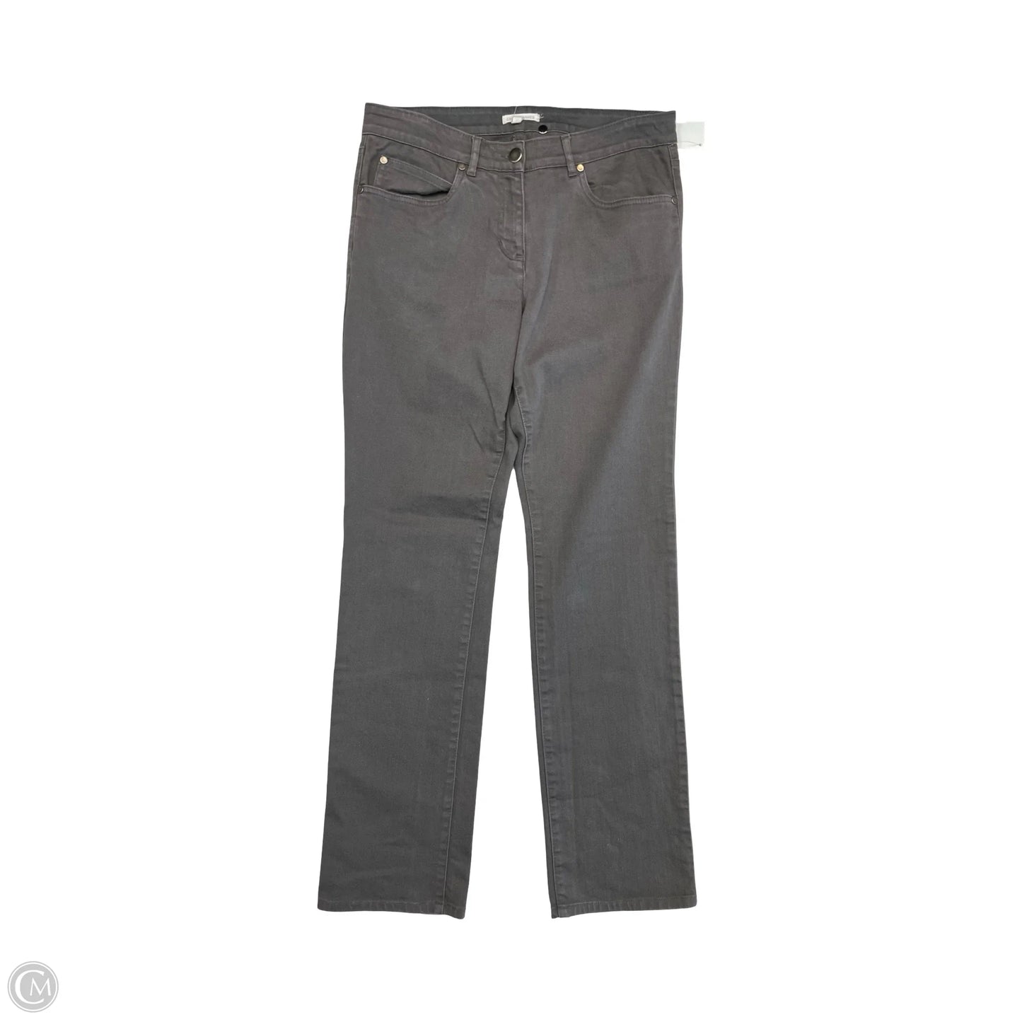 Jeans Designer By Eileen Fisher In Grey Denim, Size: S