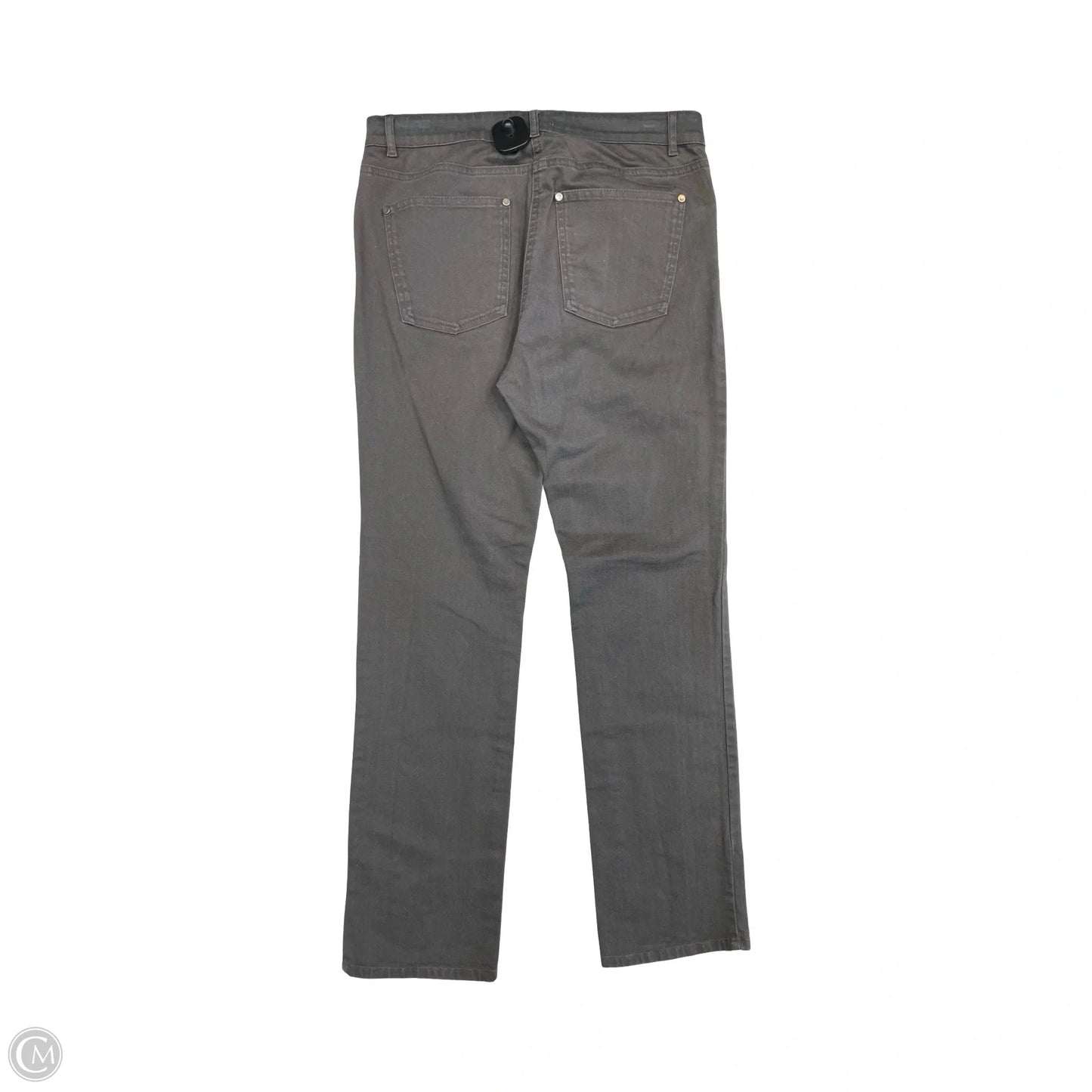 Jeans Designer By Eileen Fisher In Grey Denim, Size: S