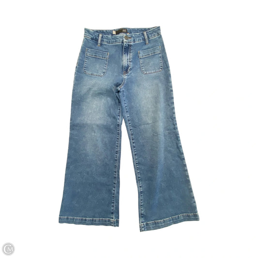 Jeans Wide Leg By Kut In Blue Denim, Size: 8l