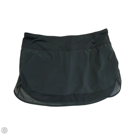 Athletic Skirt By Lululemon In Black, Size: 8