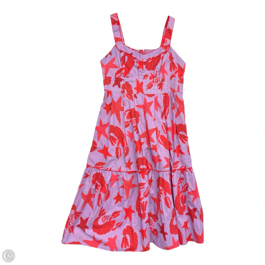 Dress Designer By Farm Rio In Purple & Red, Size: L