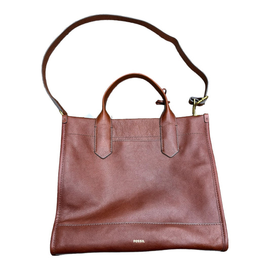 Handbag Leather By Fossil  Size: Large