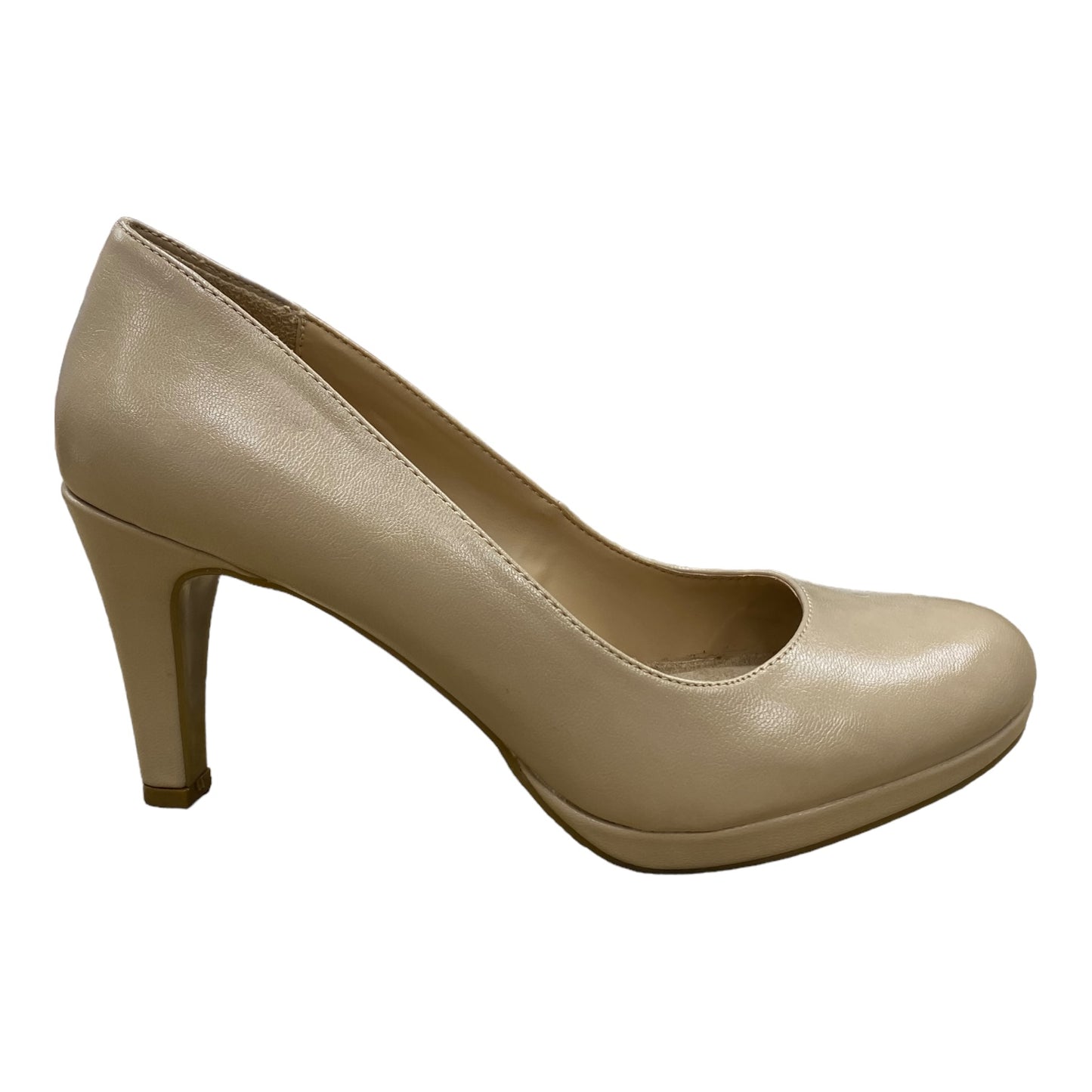 Tan Shoes Heels Stiletto Naturalizer, Size 7