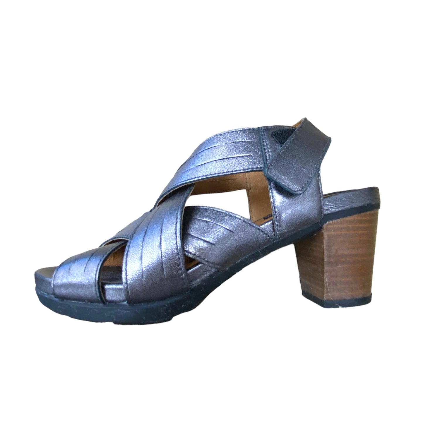 Sandals Heels Block By Bussola  Size: 7.5