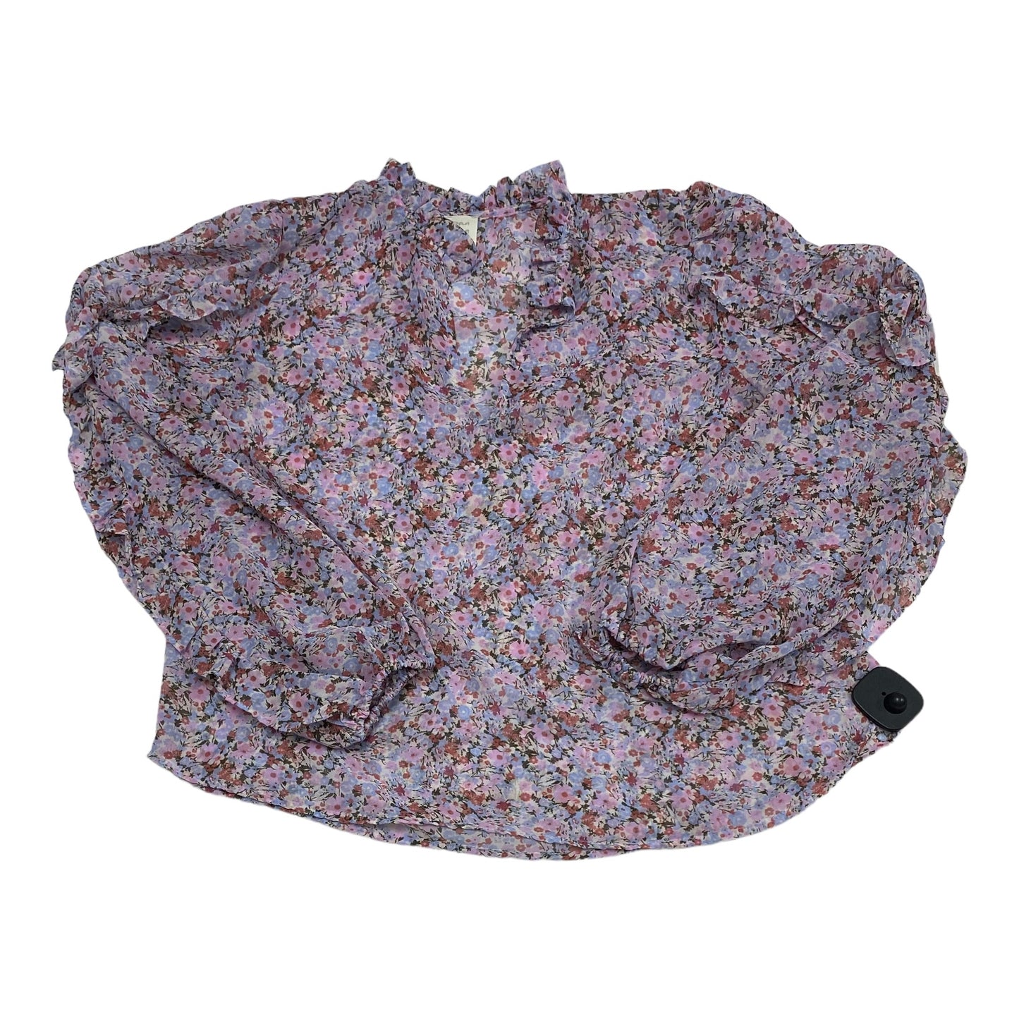 Floral Print Top Long Sleeve ROAN + RYAN, Size S