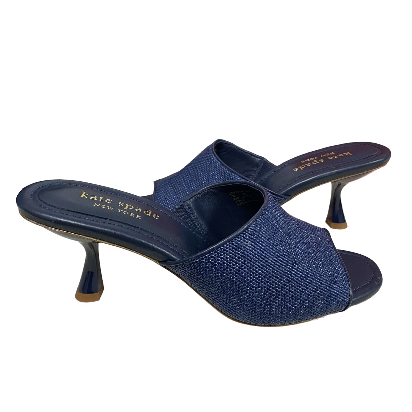 Blue Denim Sandals Designer Kate Spade, Size 8.5