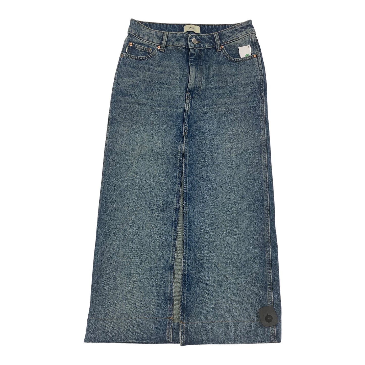 Blue Denim Skirt Maxi Dl1961, Size 0