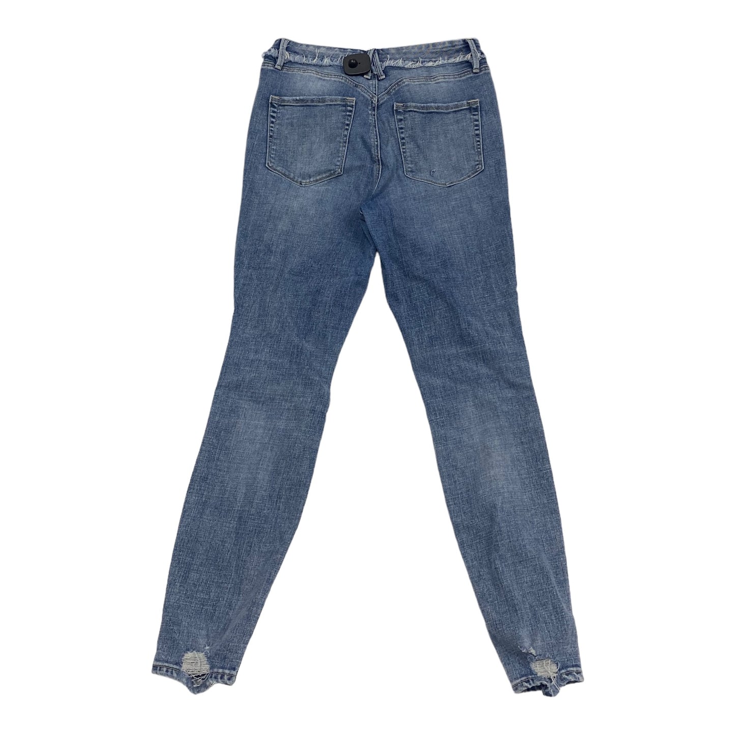 Blue Denim Jeans Straight Abercrombie And Fitch, Size 8