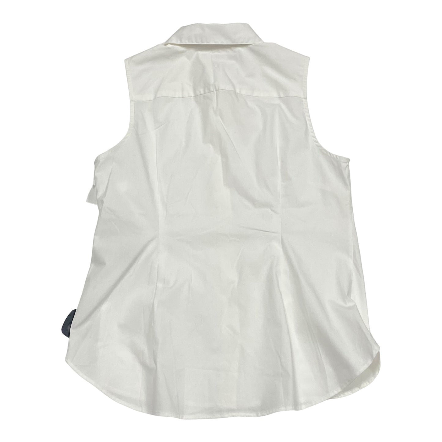 White Blouse Sleeveless Banana Republic, Size 10