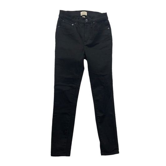 Black Denim Jeans Skinny J. Crew, Size 4