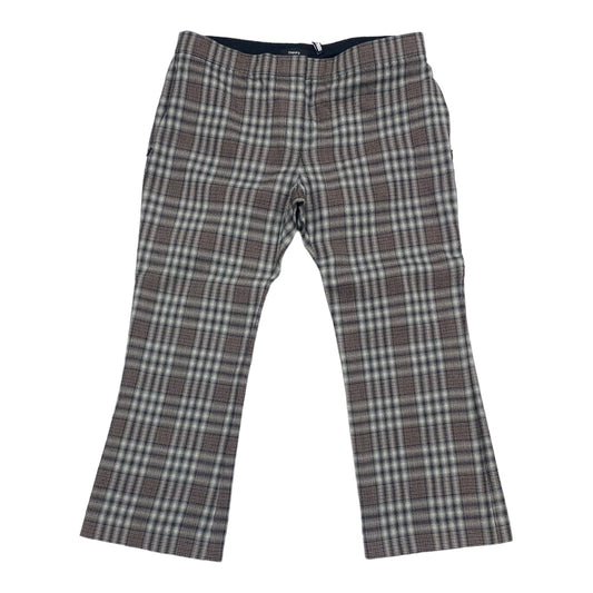 Plaid Pattern Pants Cropped Theory, Size 12