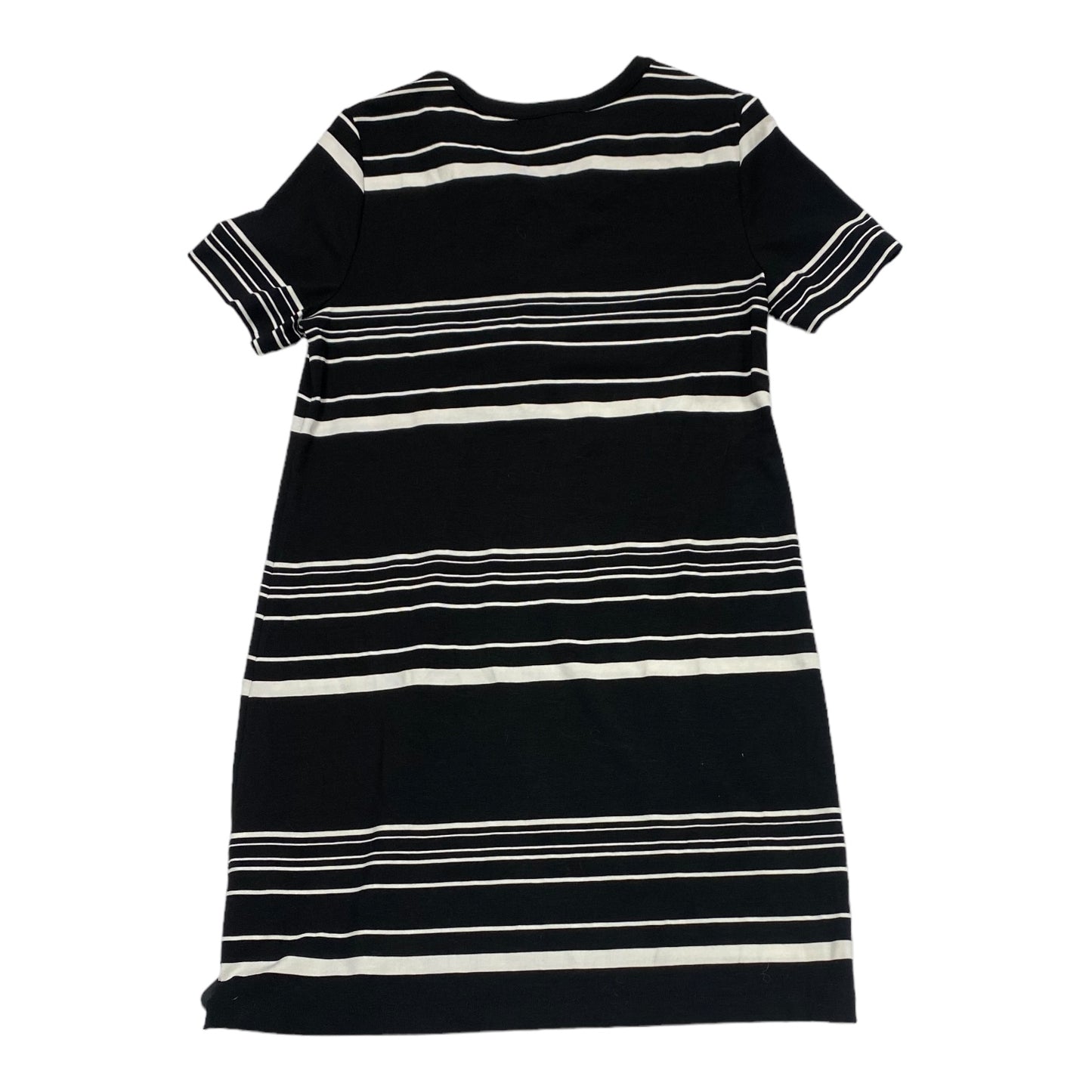 Dress Casual Midi By White House Black Market In Black & White, Size: L