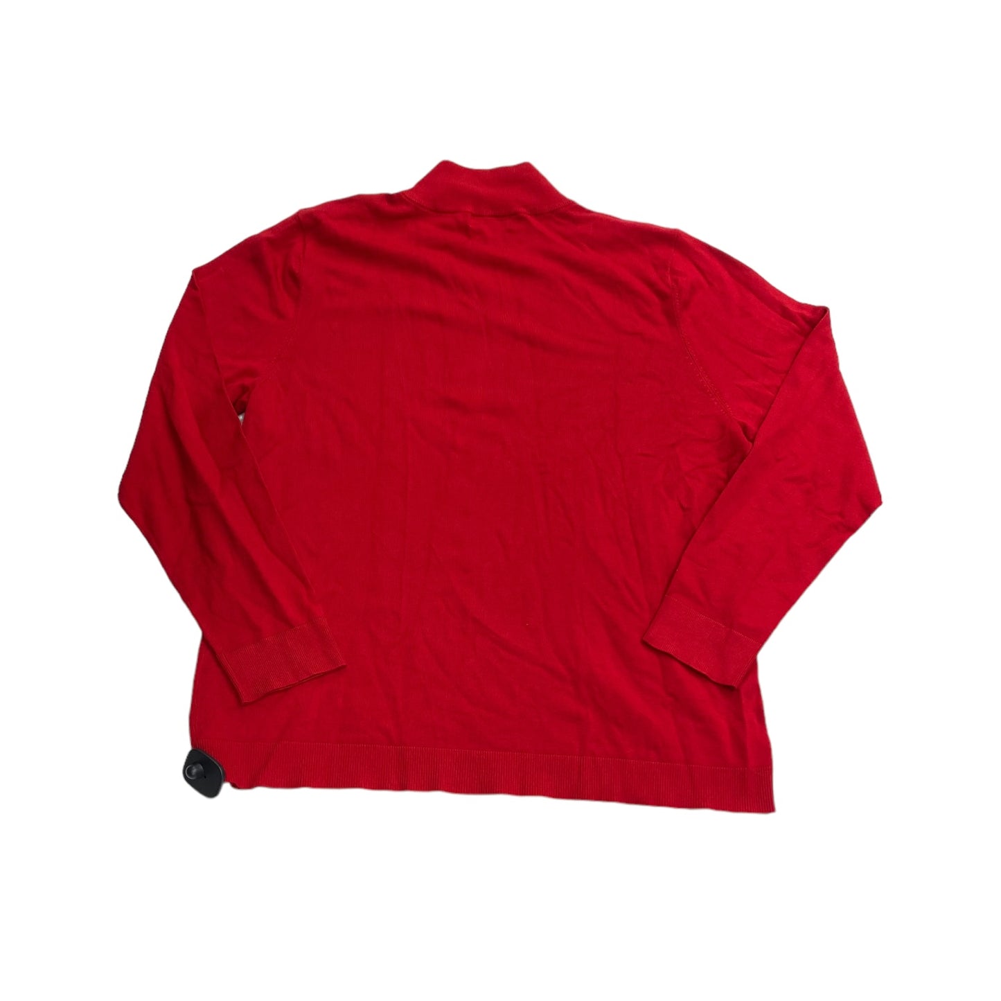 Sweater By Calvin Klein In Gold & Red, Size: Xl