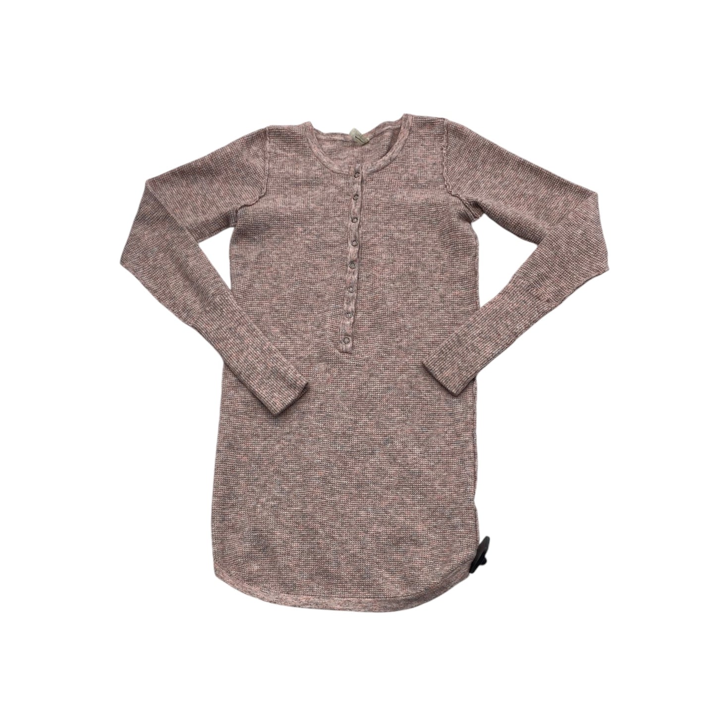 Top Long Sleeve By Free People In Pink, Size: S