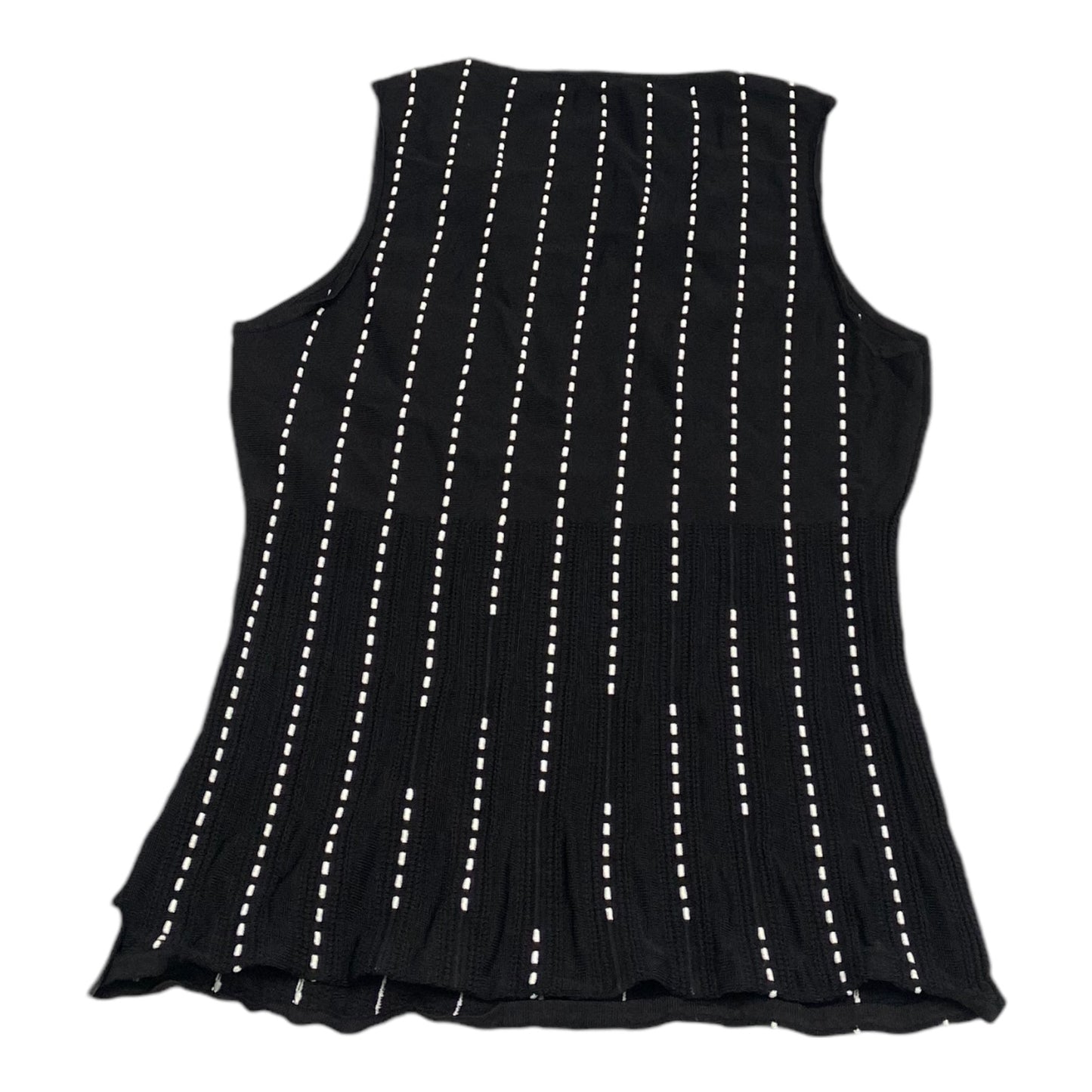 Top Sleeveless By White House Black Market In Black & White, Size: M