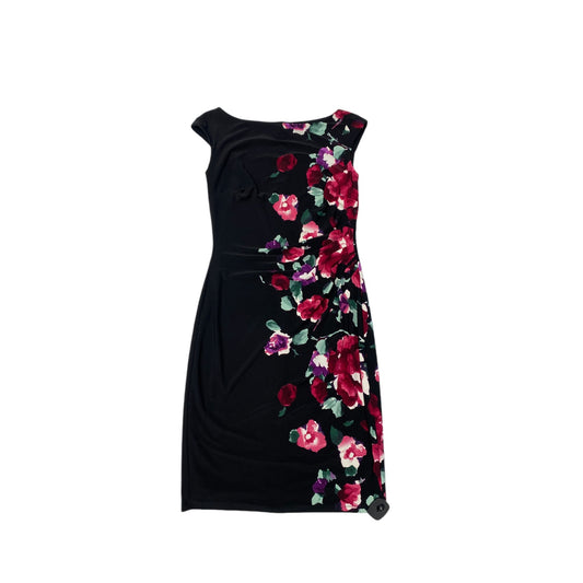 Dress Party Midi By Lauren By Ralph Lauren In Floral Print, Size: 6