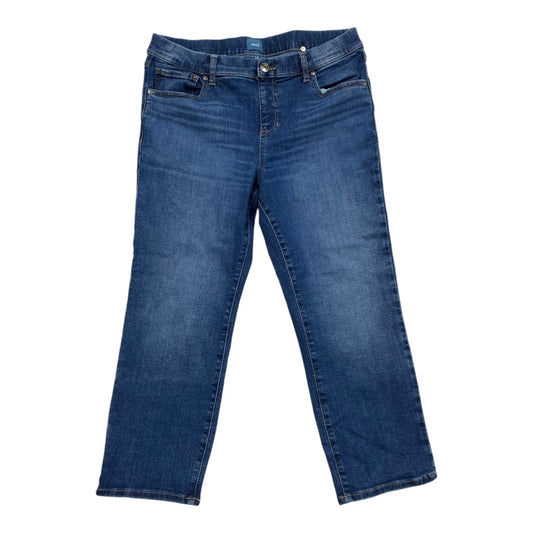 Jeans Cropped By Jag In Blue Denim, Size: 12