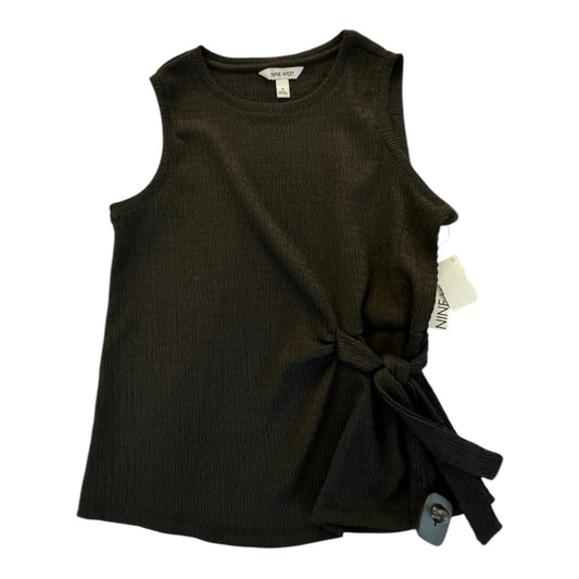 Top Sleeveless By Nine West In Black, Size: S