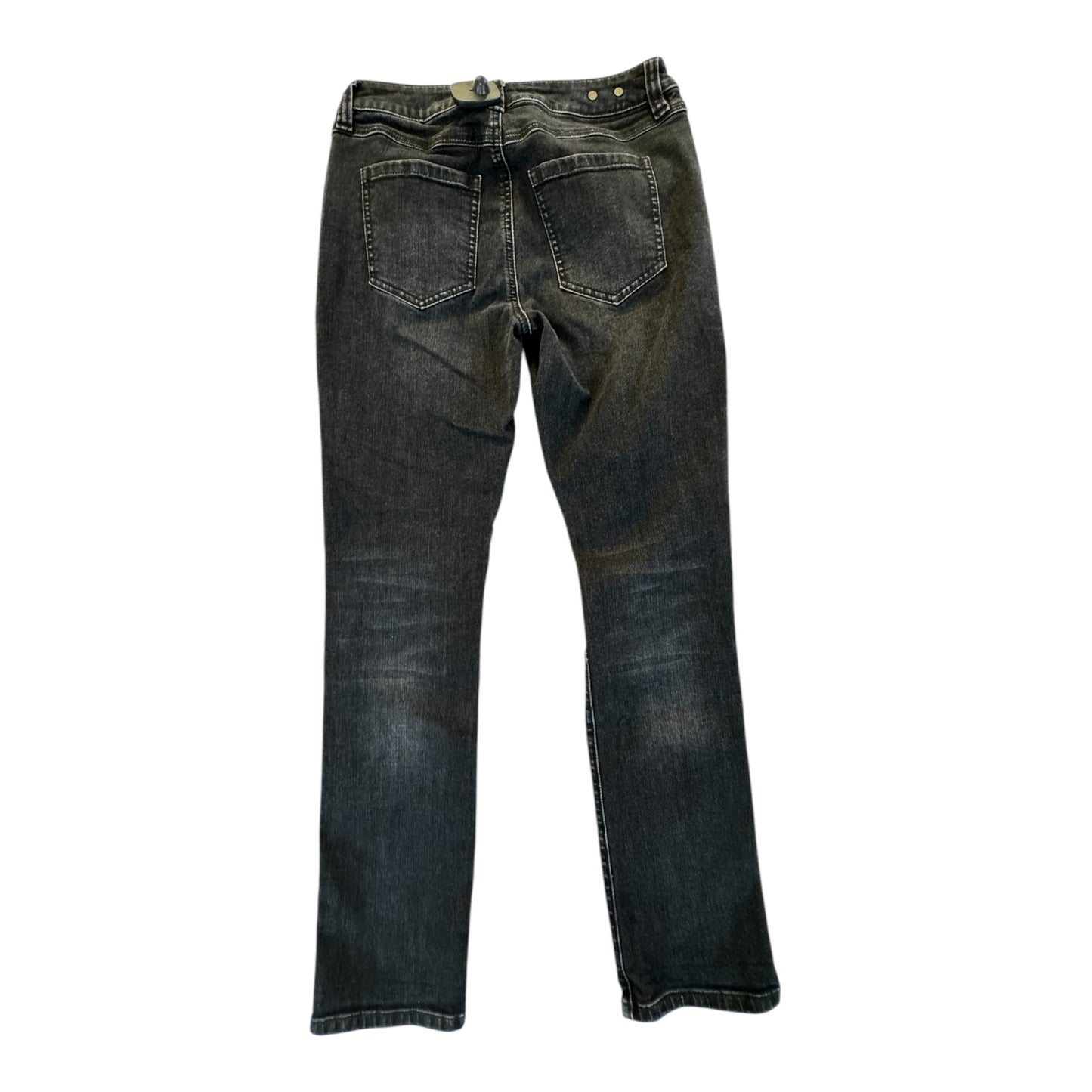 Jeans Straight By Cabi In Black Denim, Size: 2