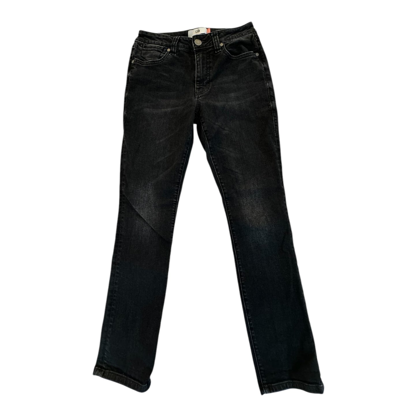 Jeans Straight By Cabi In Black Denim, Size: 2