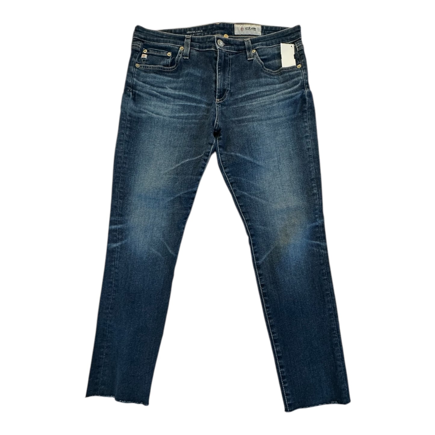 Jeans Skinny By Adriano Goldschmied In Blue Denim, Size: 12