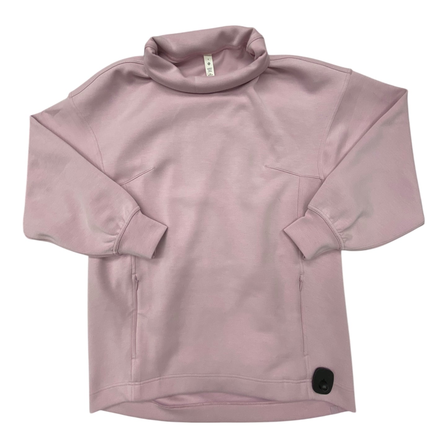 Athletic Sweatshirt Collar By Lululemon In Pink, Size: 6