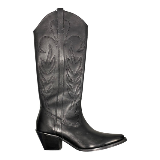 Boots Western By Zara In Black, Size: 8.5