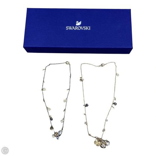 Necklace Designer By Swarovski, Size: 02 Piece Set