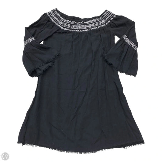 Tunic Long Sleeve By Braeve In Black & White, Size: S