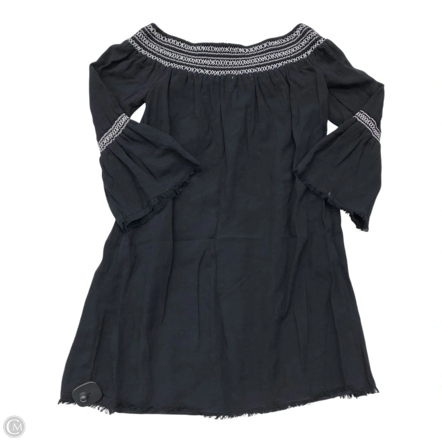 Tunic Long Sleeve By Braeve In Black & White, Size: S