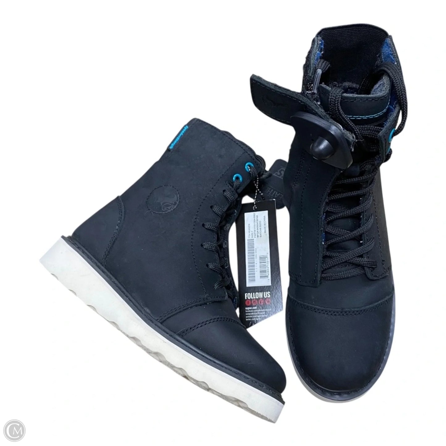 Boots Ankle Flats By Cmc In Black, Size: 7