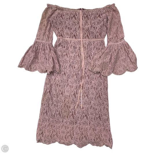 Dress Party Midi By Walter Baker In Mauve, Size: 4