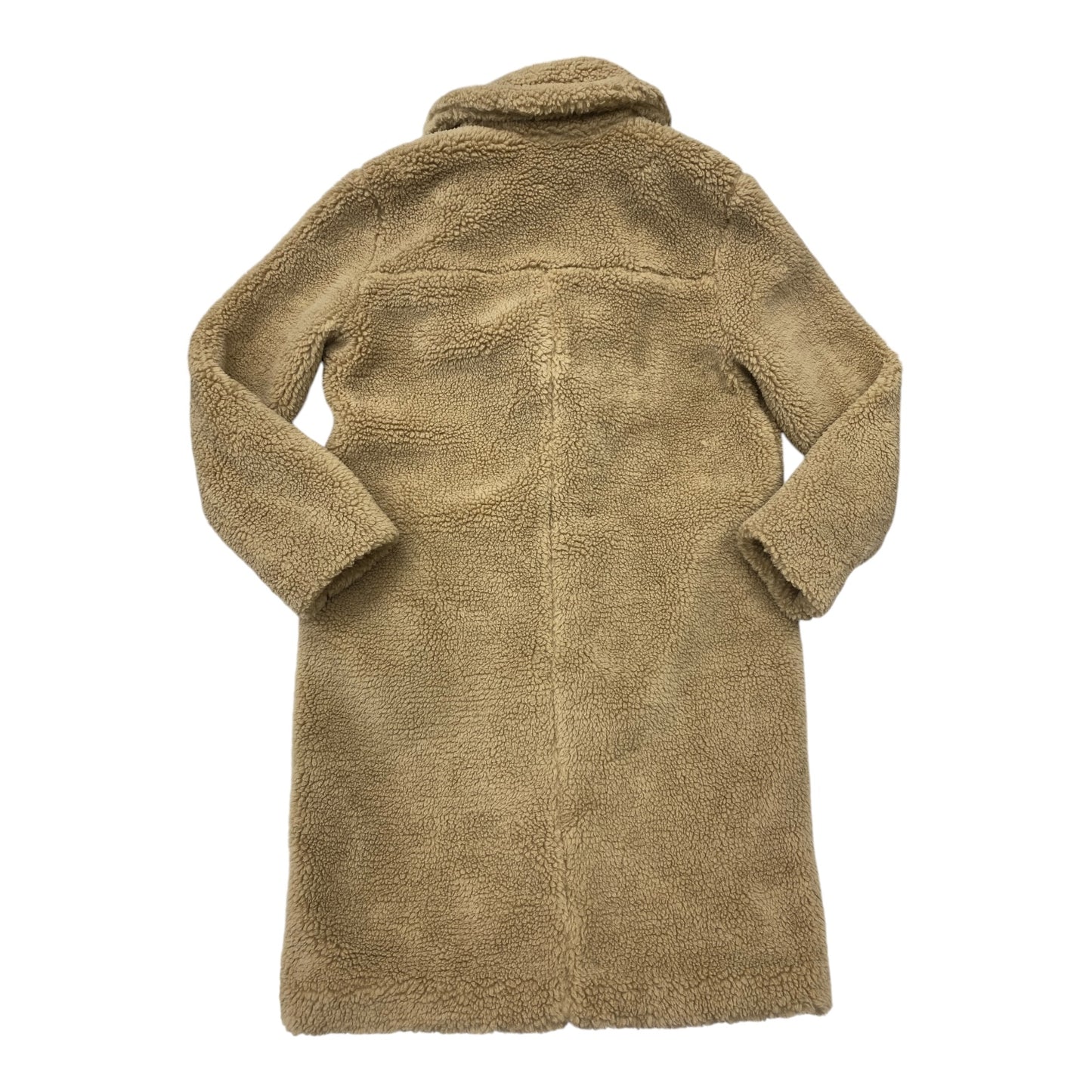 Coat Faux Fur & Sherpa By Gap In Beige, Size: M