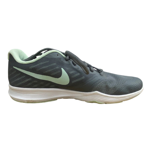 Shoes Athletic By Nike In Green & Grey, Size: 8