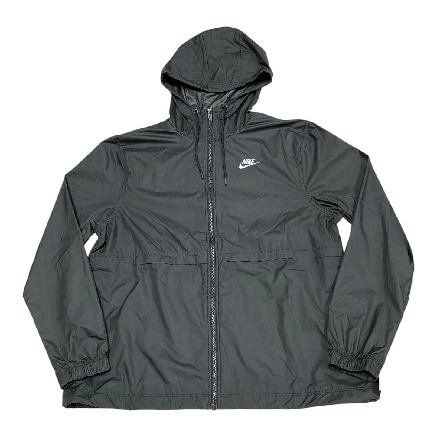 Jacket Windbreaker By Nike In Black, Size: M