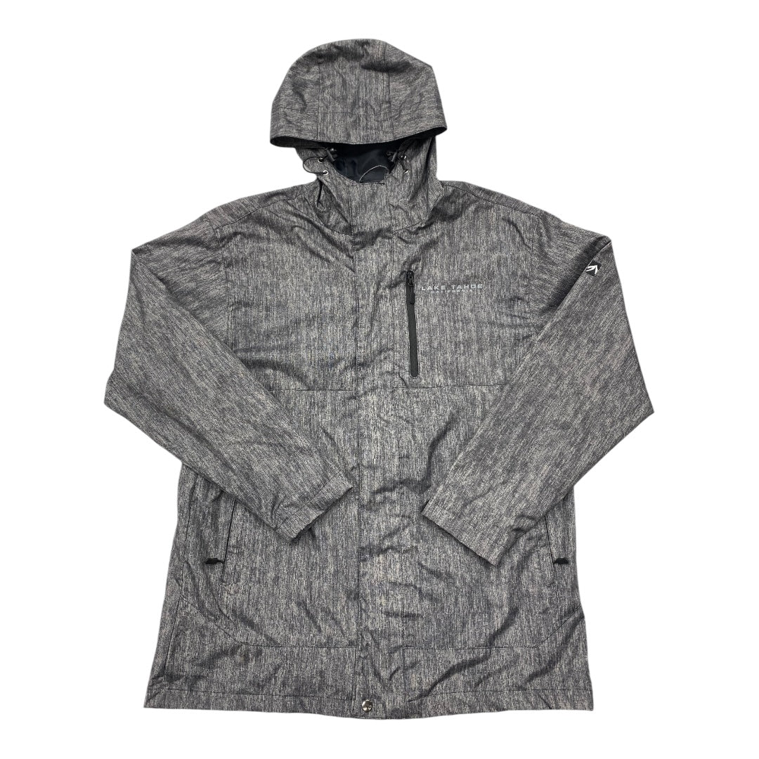 Jacket Windbreaker By OUTFITTER TRADING CO. In Grey, Size: Xs