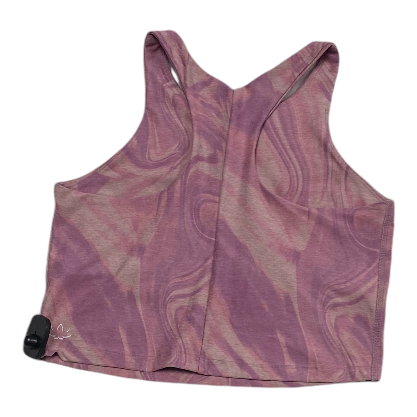 Athletic Bra By Beyond Yoga In Pink & Purple, Size: L