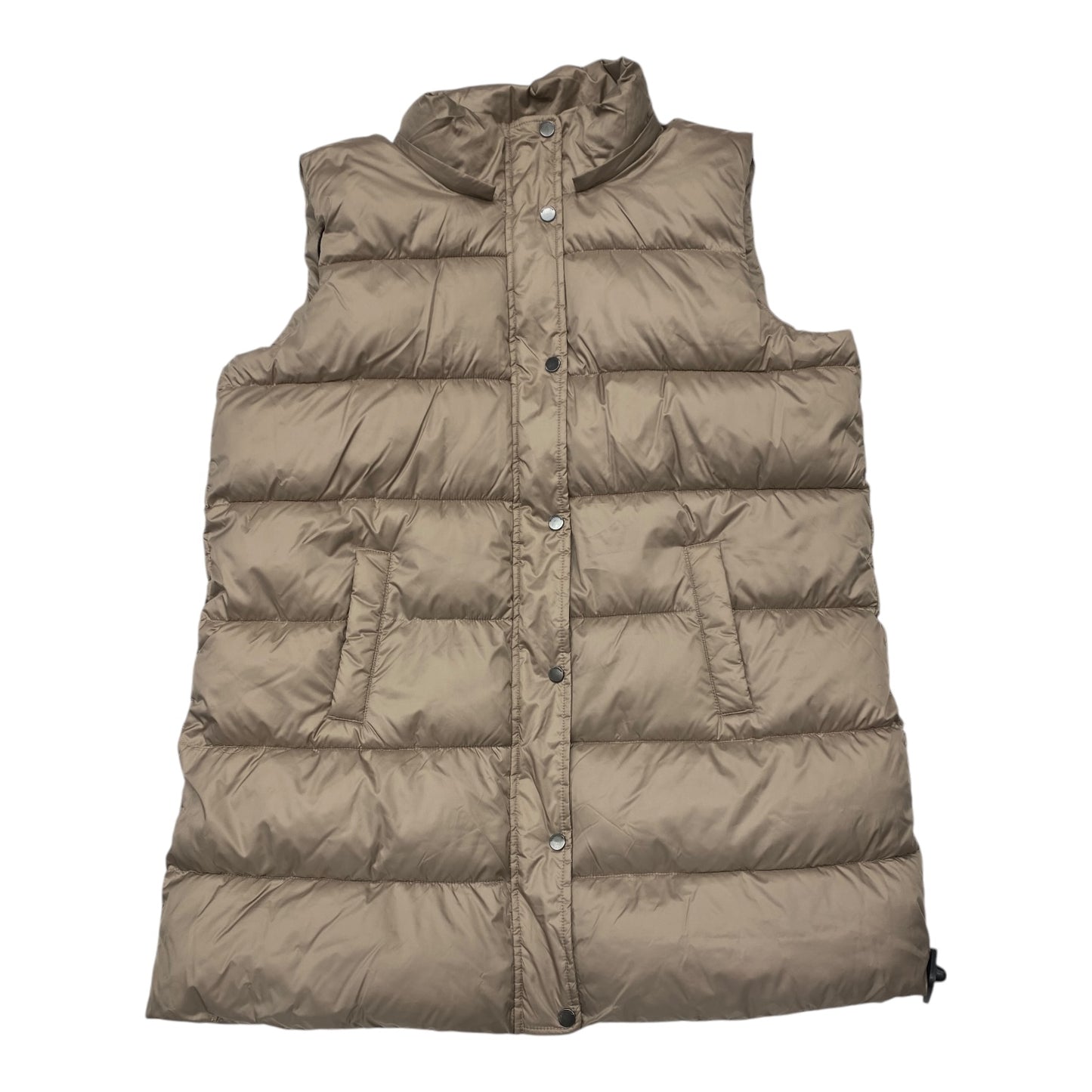 Vest Puffer & Quilted By Weatherproof In Taupe, Size: Xxl