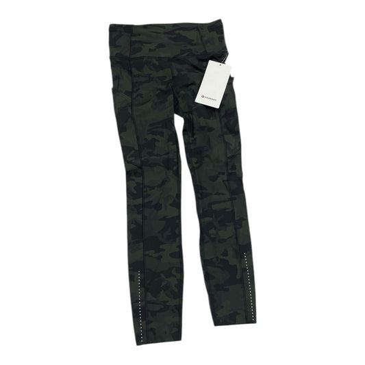 Athletic Leggings By Lululemon In Camouflage Print, Size: 4