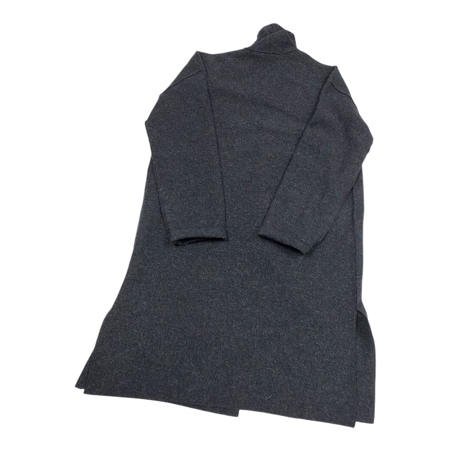 Cardigan Designer By Eileen Fisher In Grey, Size: Xs