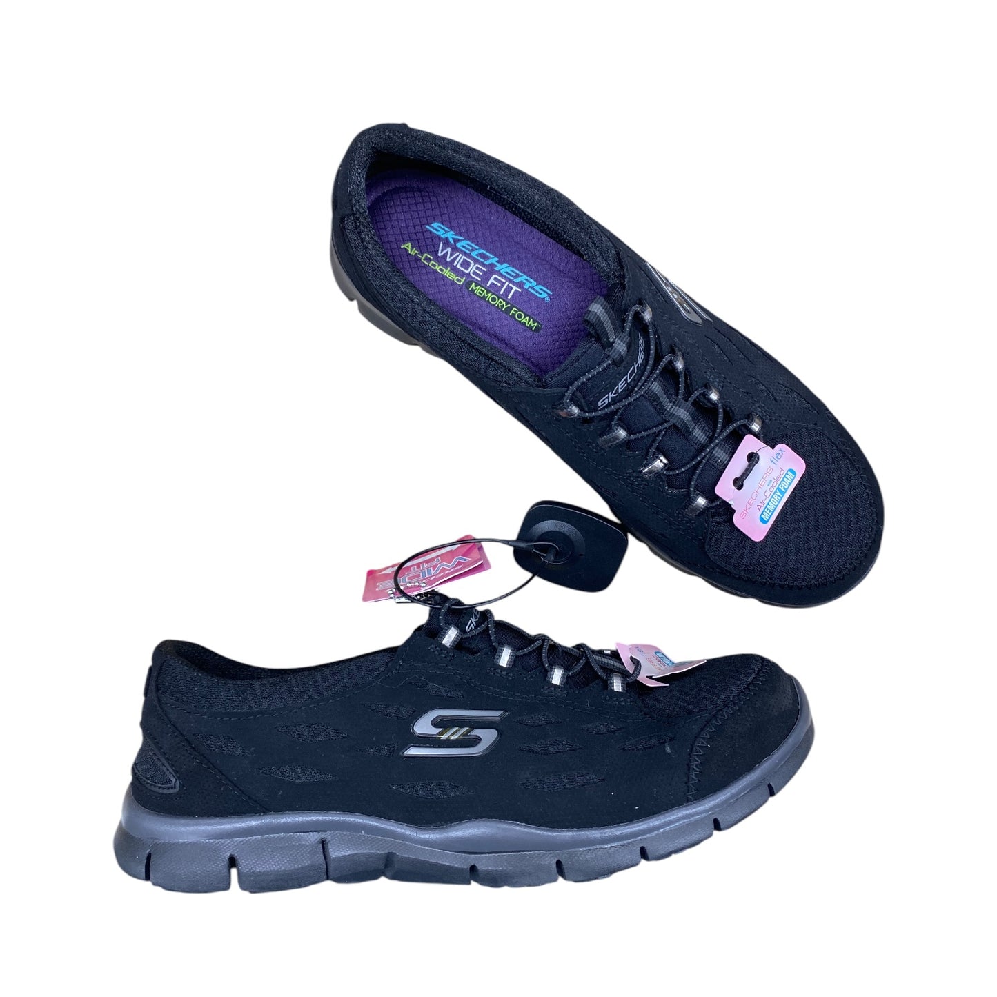 Shoes Athletic By Skechers In Black, Size: 8.5