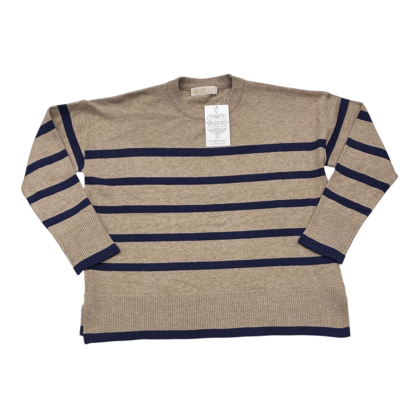 Sweater By Leela & Lavender In Striped Pattern, Size: M