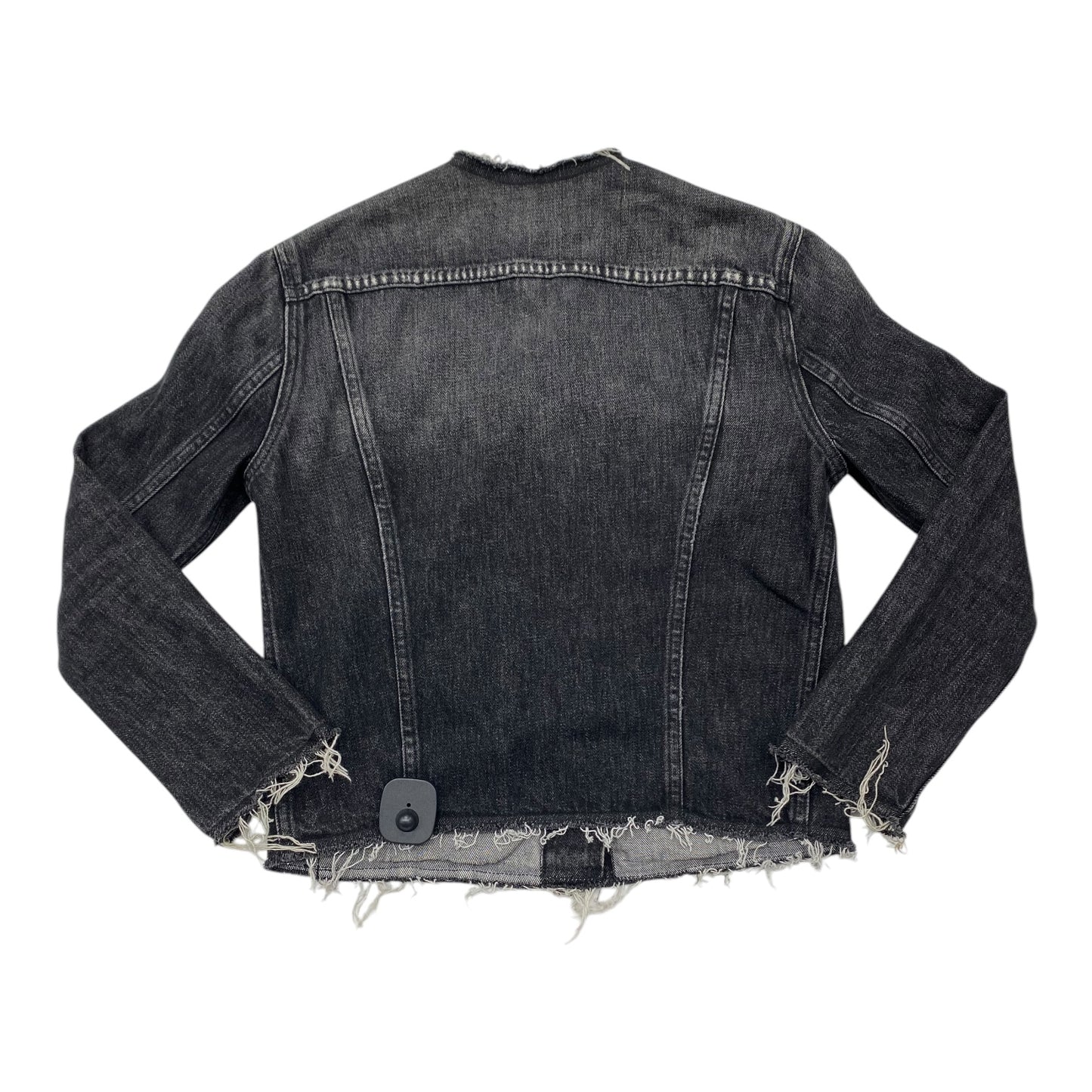 Jacket Denim By Frame In Grey Denim, Size: Xs