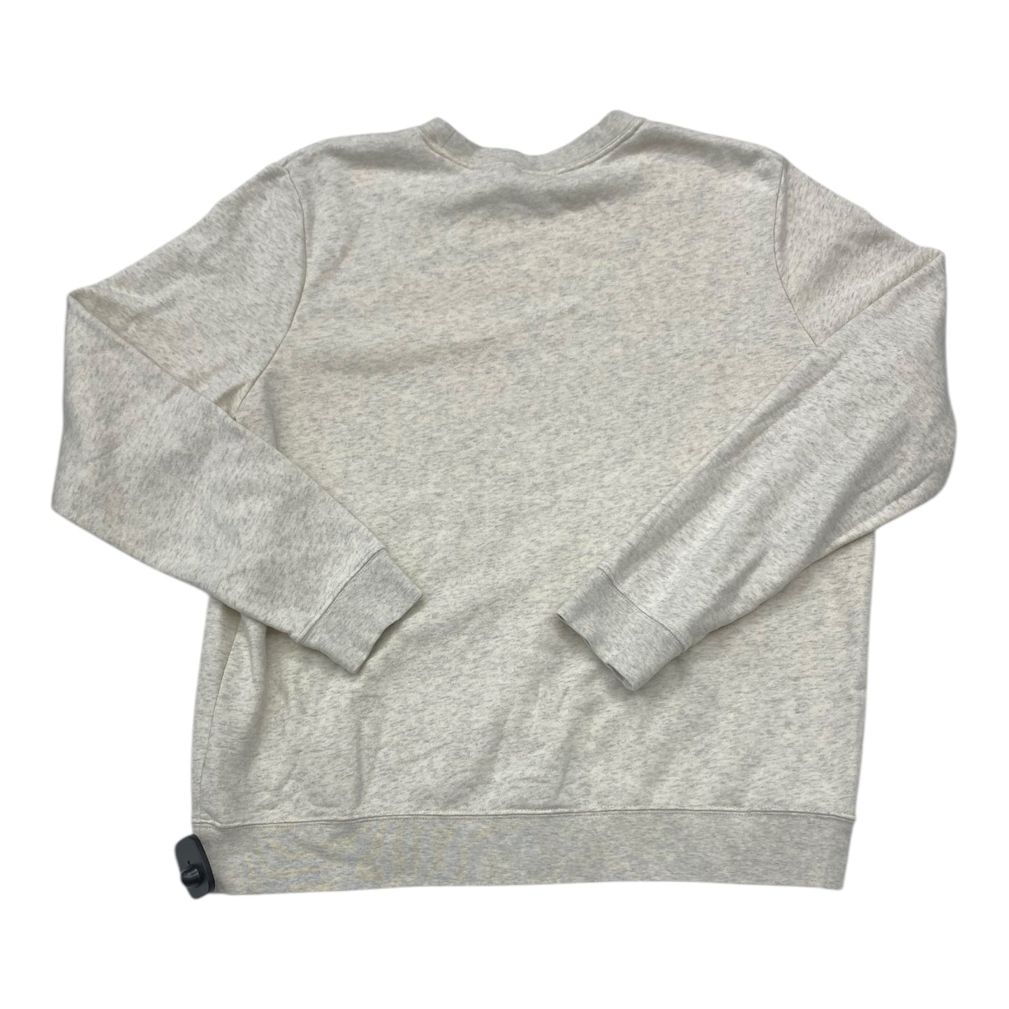 Sweatshirt Crewneck By Nike In Beige, Size: L