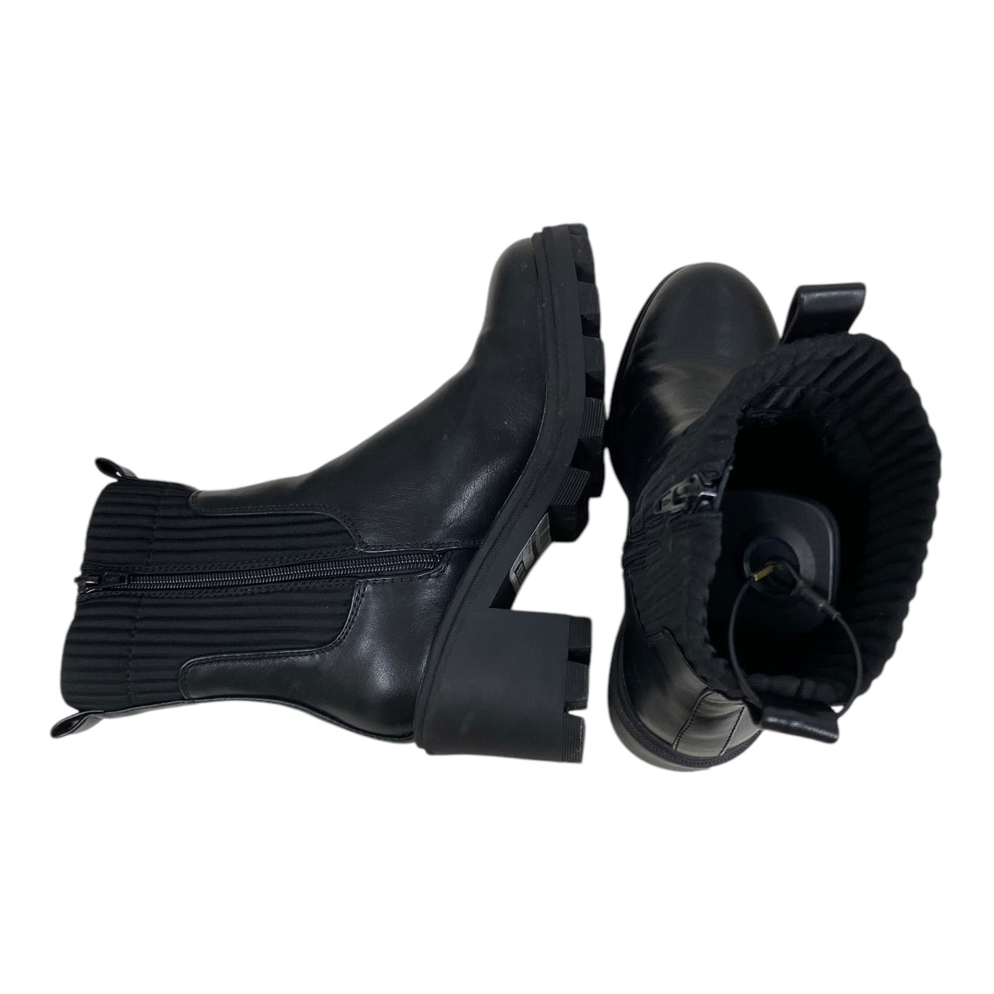 Boots Ankle Heels By A New Day In Black, Size: 6